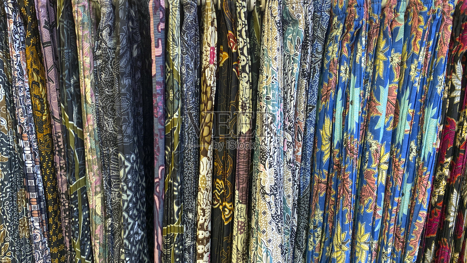 织物堆照片摄影图片