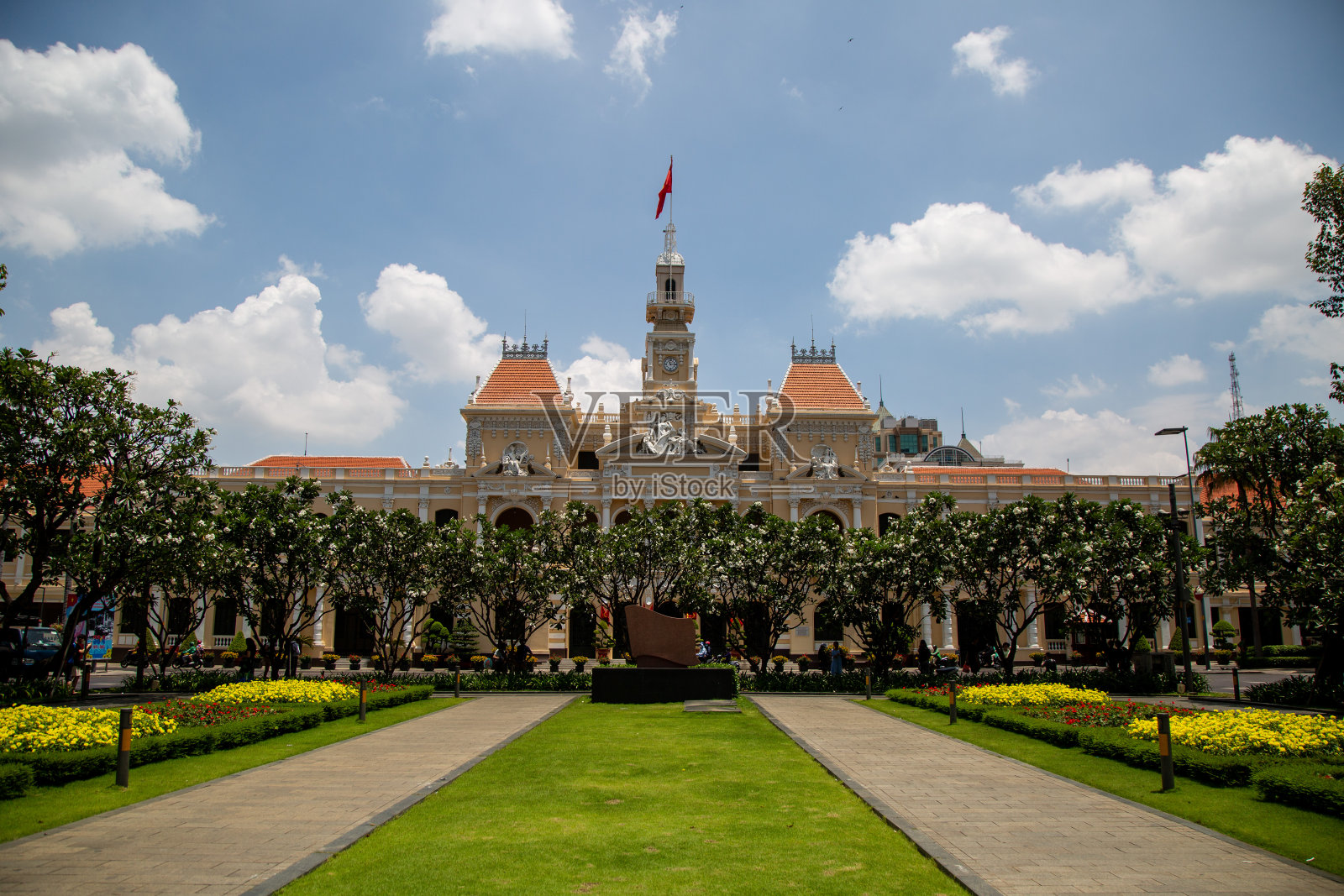 胡志明市人民委员会大楼照片摄影图片