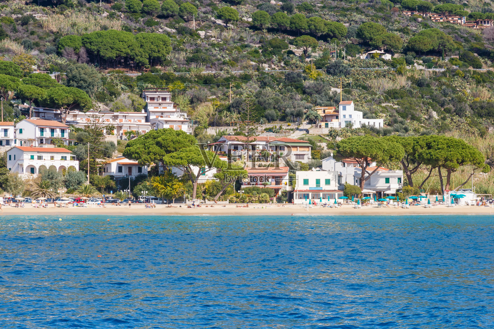 厄尔巴岛卡沃利海滩照片摄影图片