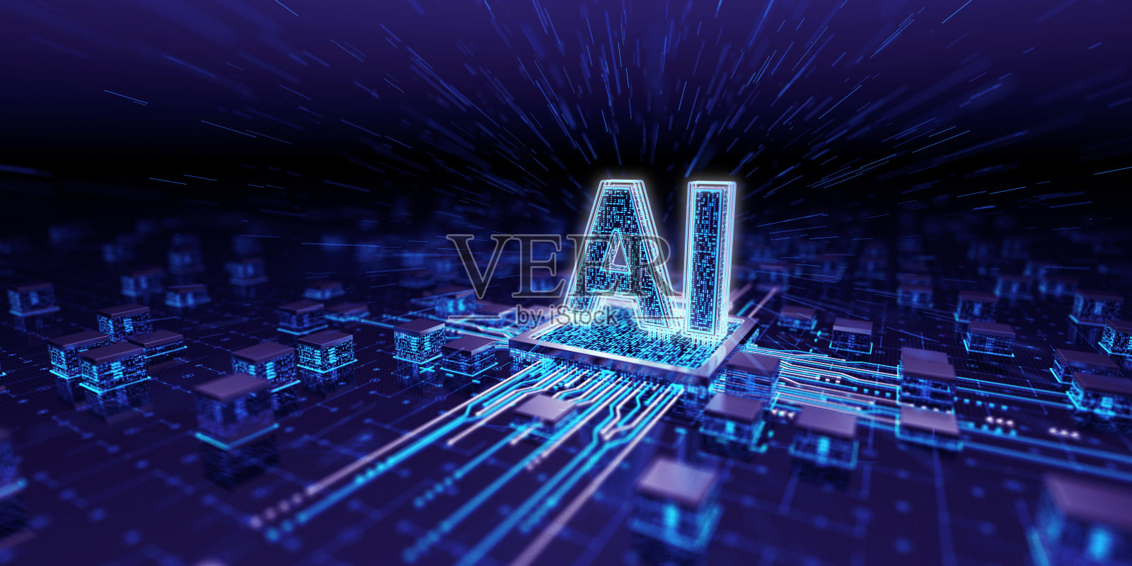 AI -新时代-芯片概念照片摄影图片