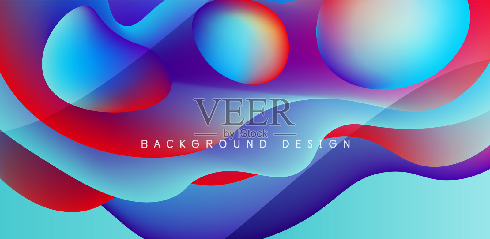 流体波作为封面的抽象背景插画图片素材