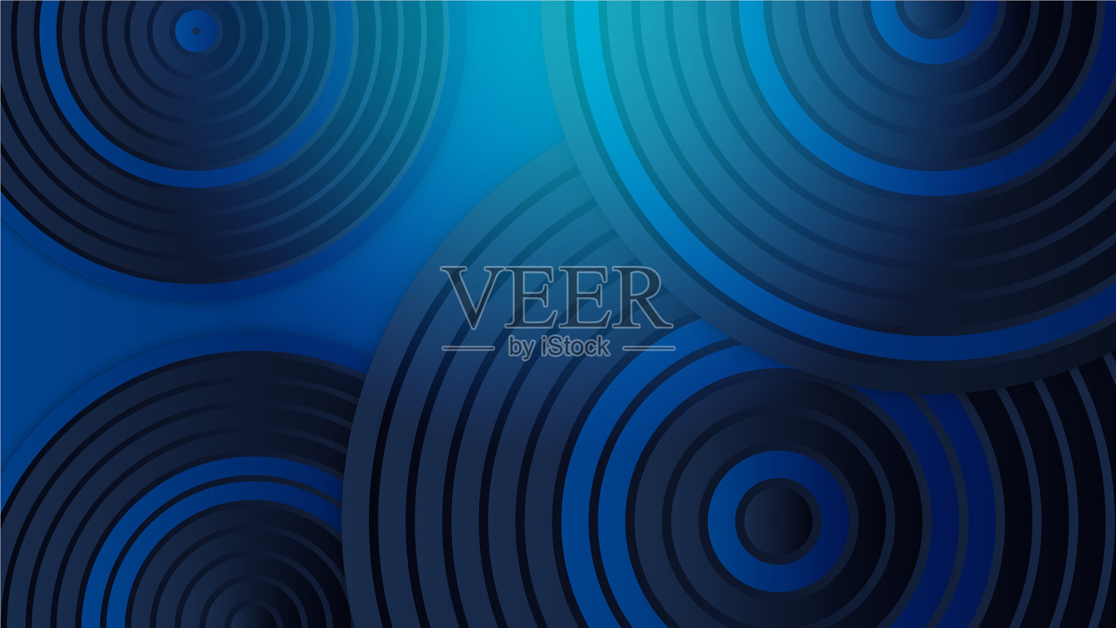 抽象的现代蓝色和黑色的背景设计插画图片素材