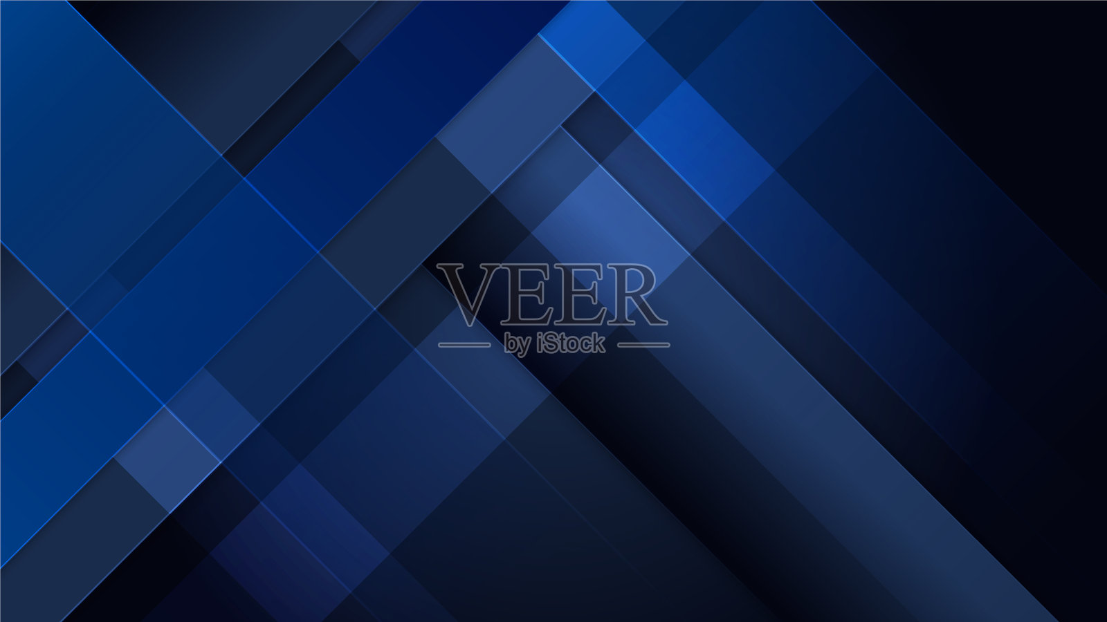 抽象的现代蓝色和黑色的背景设计插画图片素材