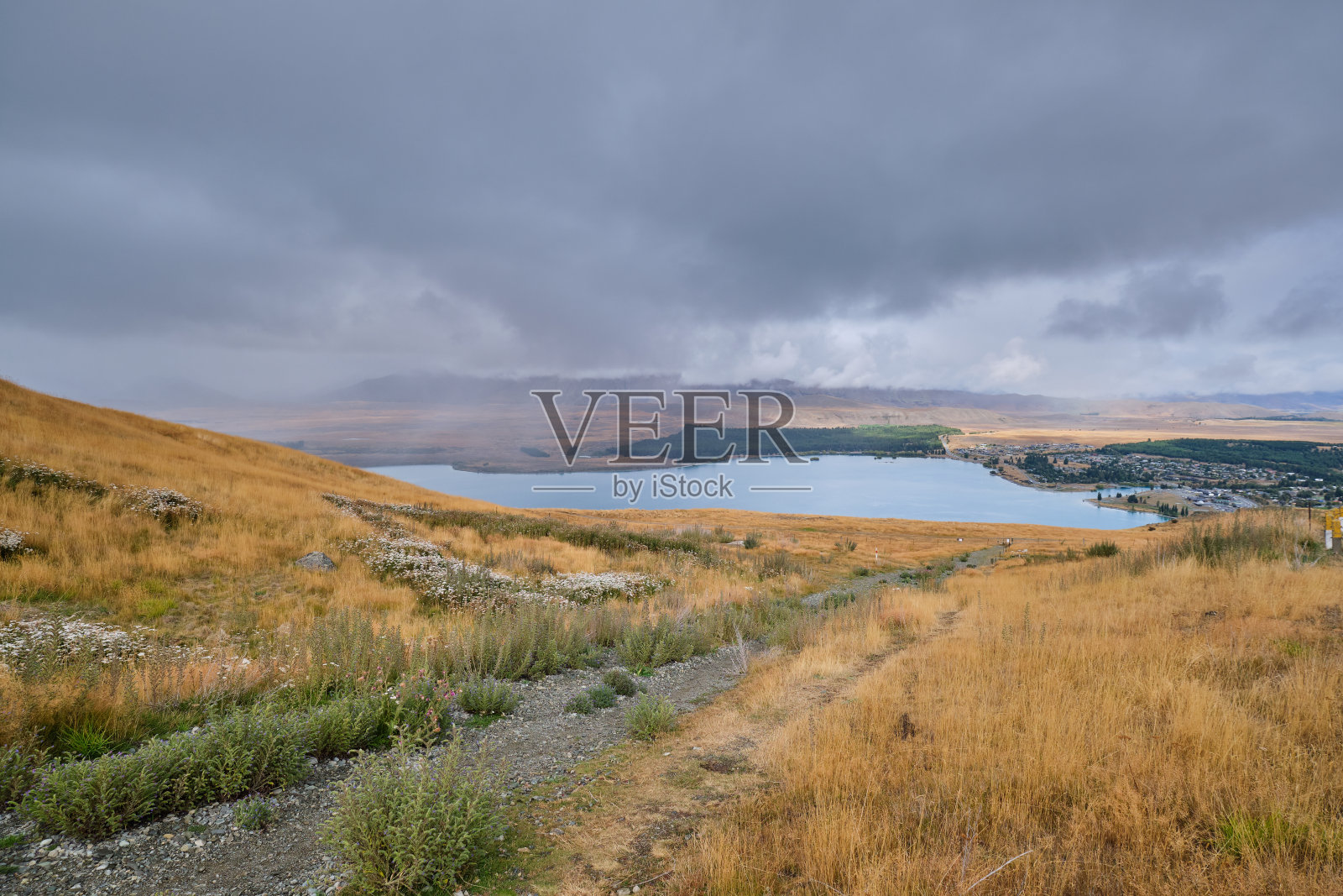 约翰山顶赛道照片摄影图片