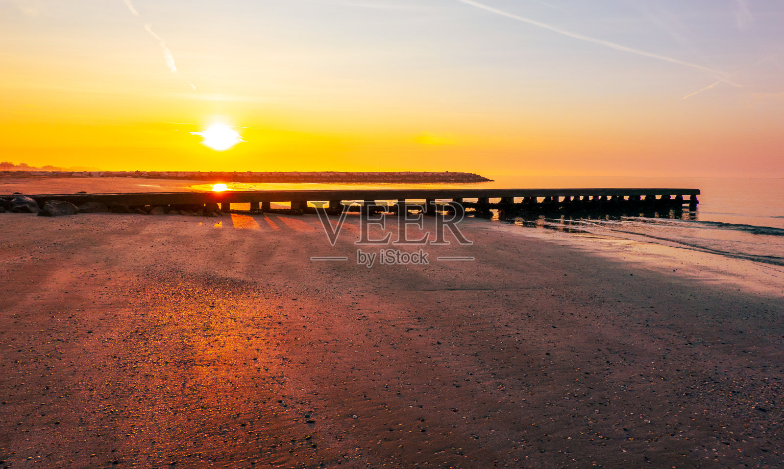 卡勒市附近美丽的海岸线照片摄影图片