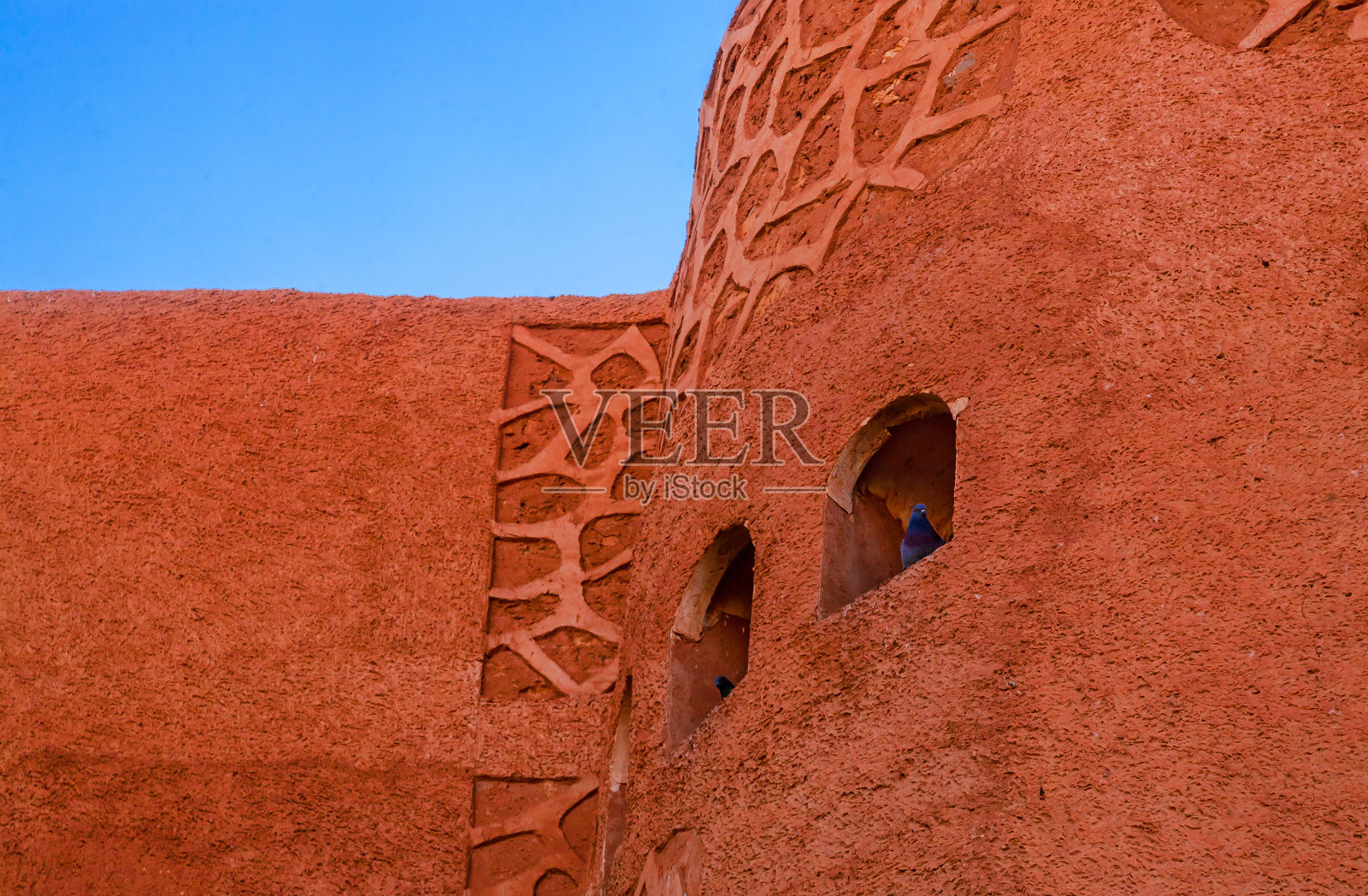 M'zab城市建筑风格。照片摄影图片