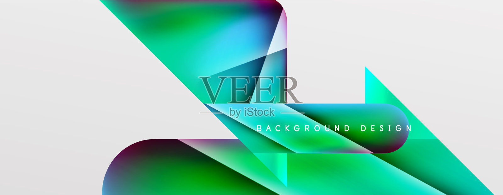 三角形流体颜色渐变抽象背景插画图片素材