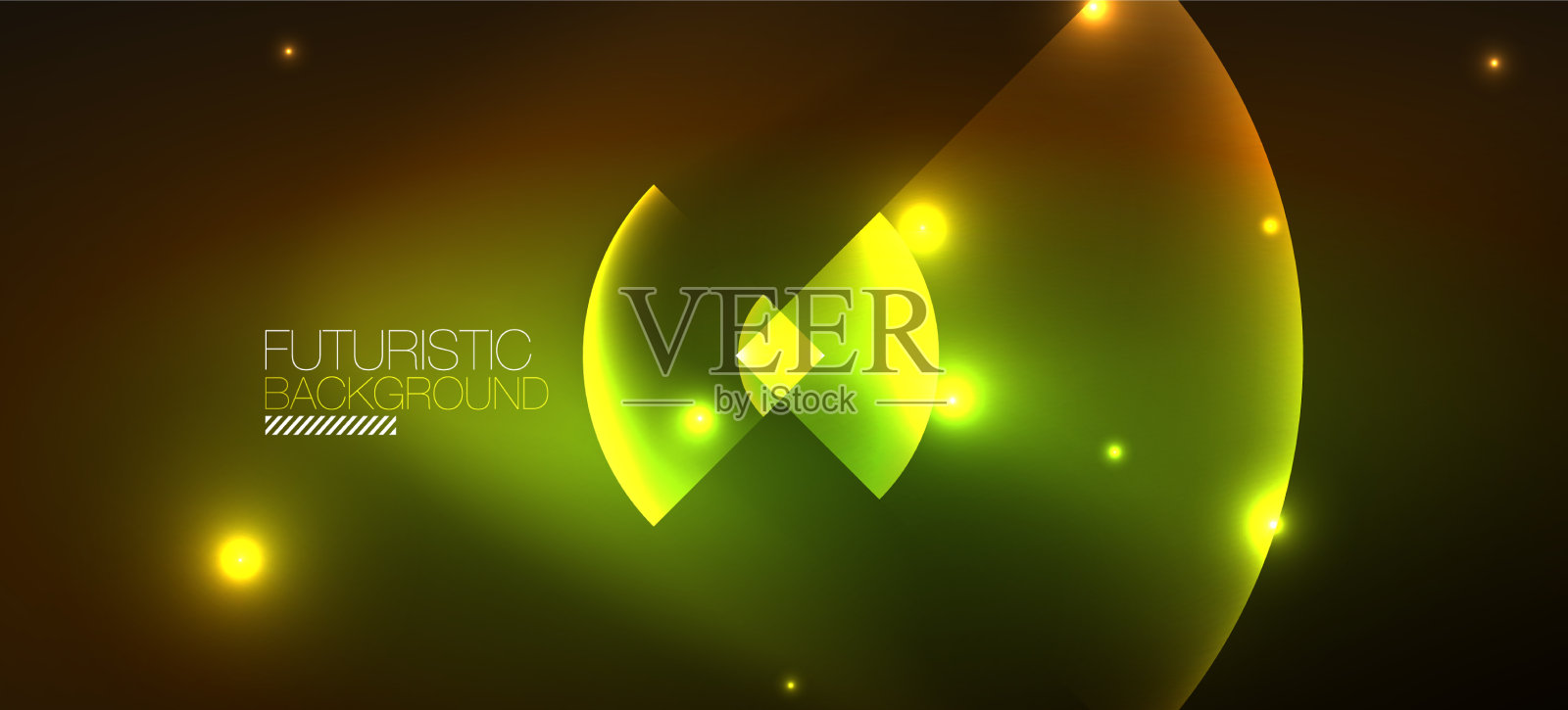 抽象背景与霓虹灯发光插画图片素材