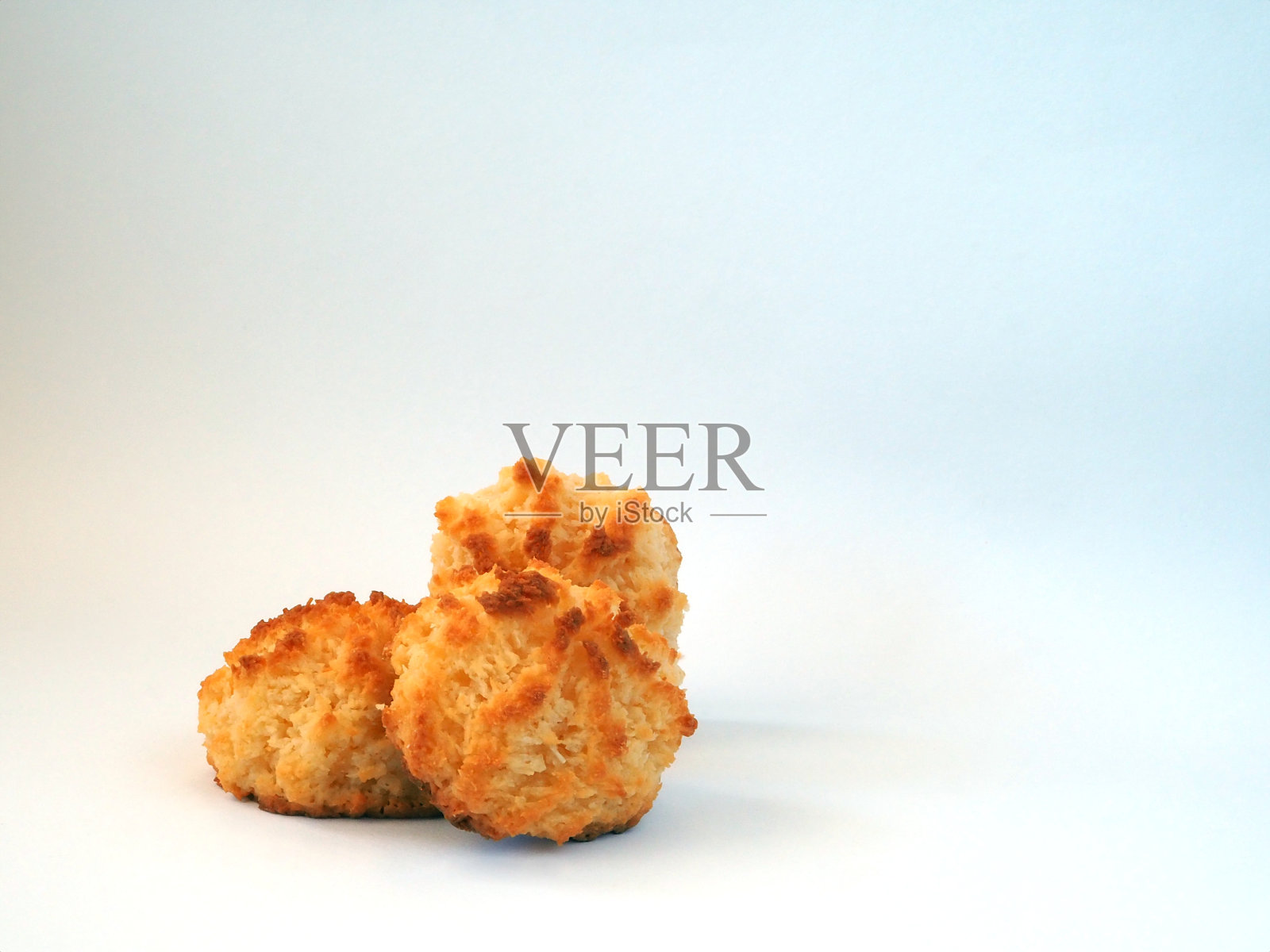 自制椰子饼干照片摄影图片