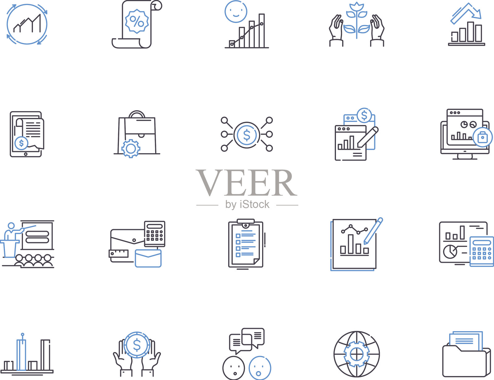 评估大纲图标收集测试图标素材