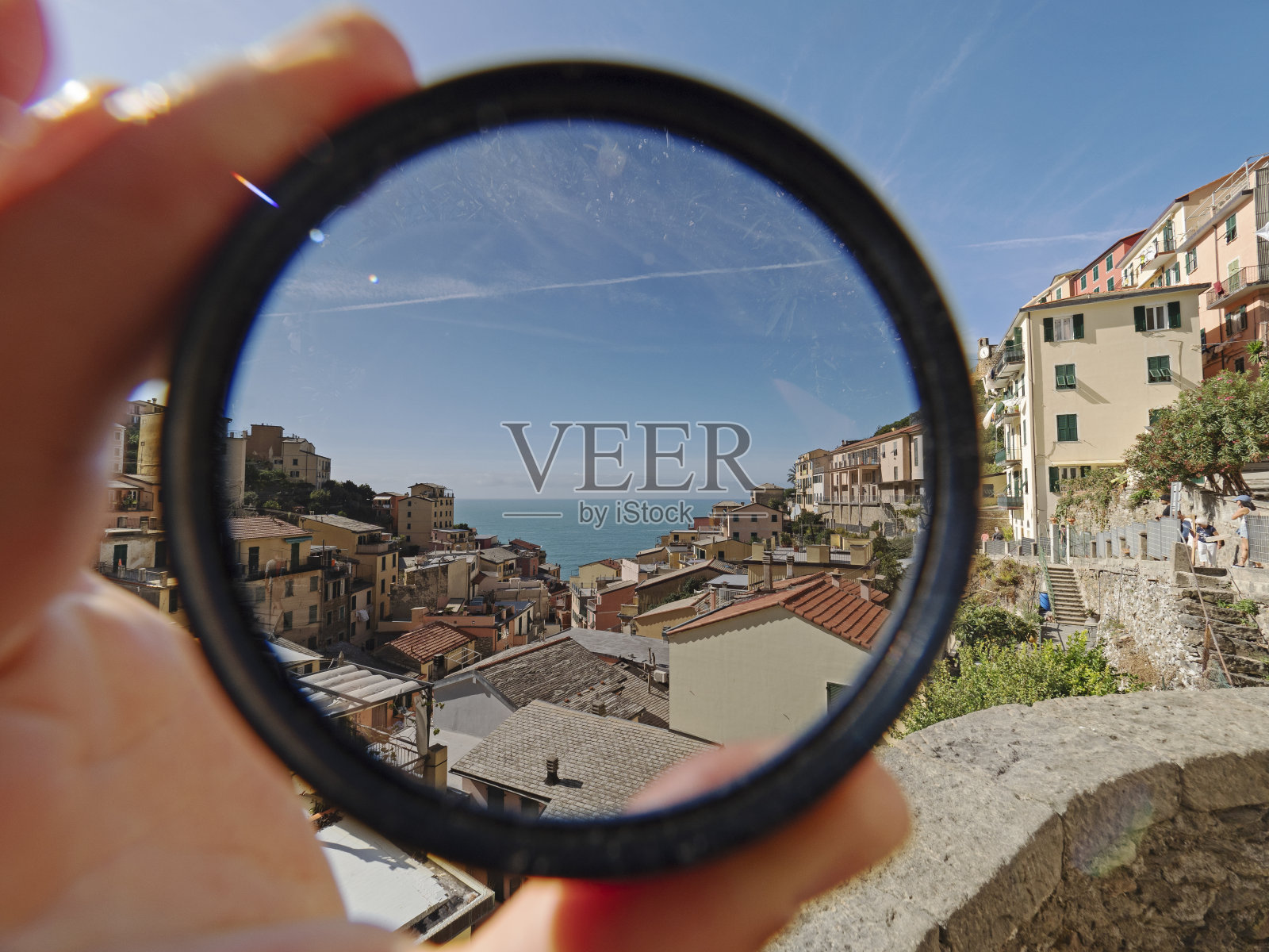 偏光滤光片的作用照片摄影图片