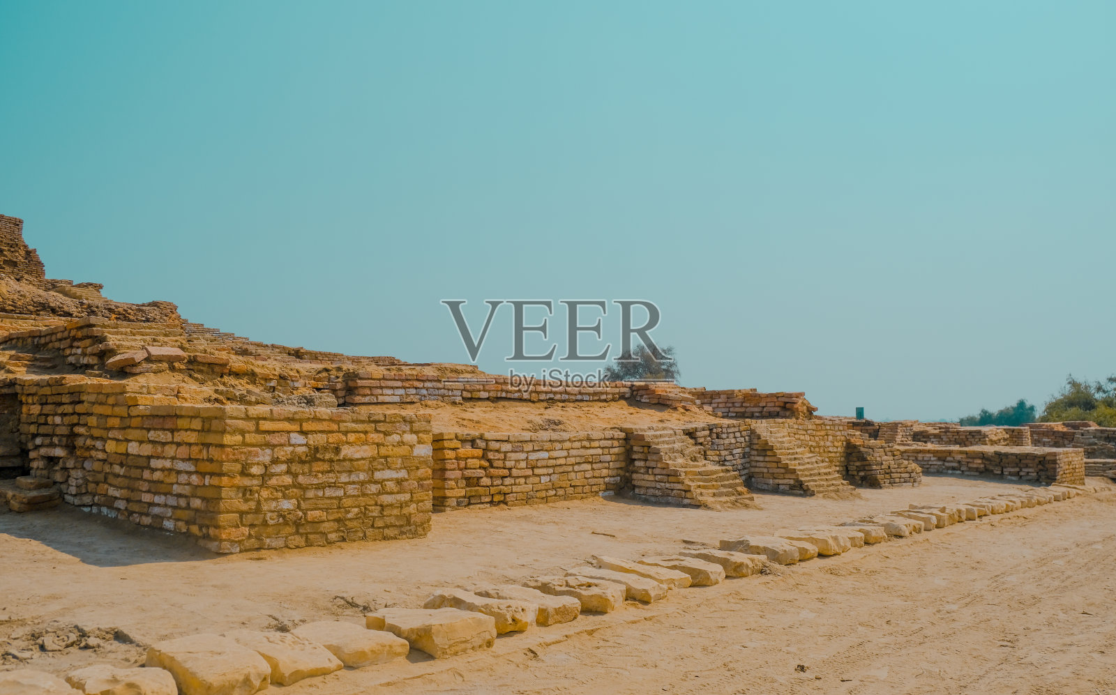 摩亨乔达罗主要城市印度河文明照片摄影图片