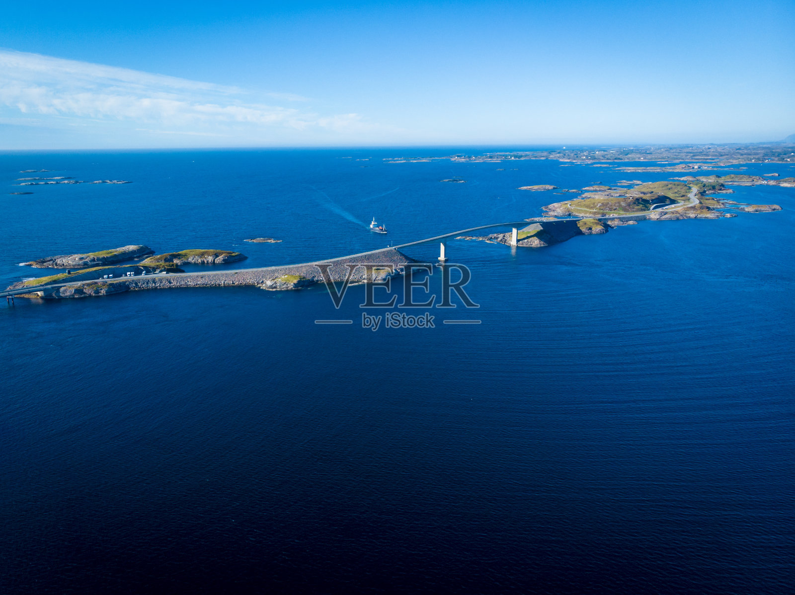 挪威的大西洋公路照片摄影图片
