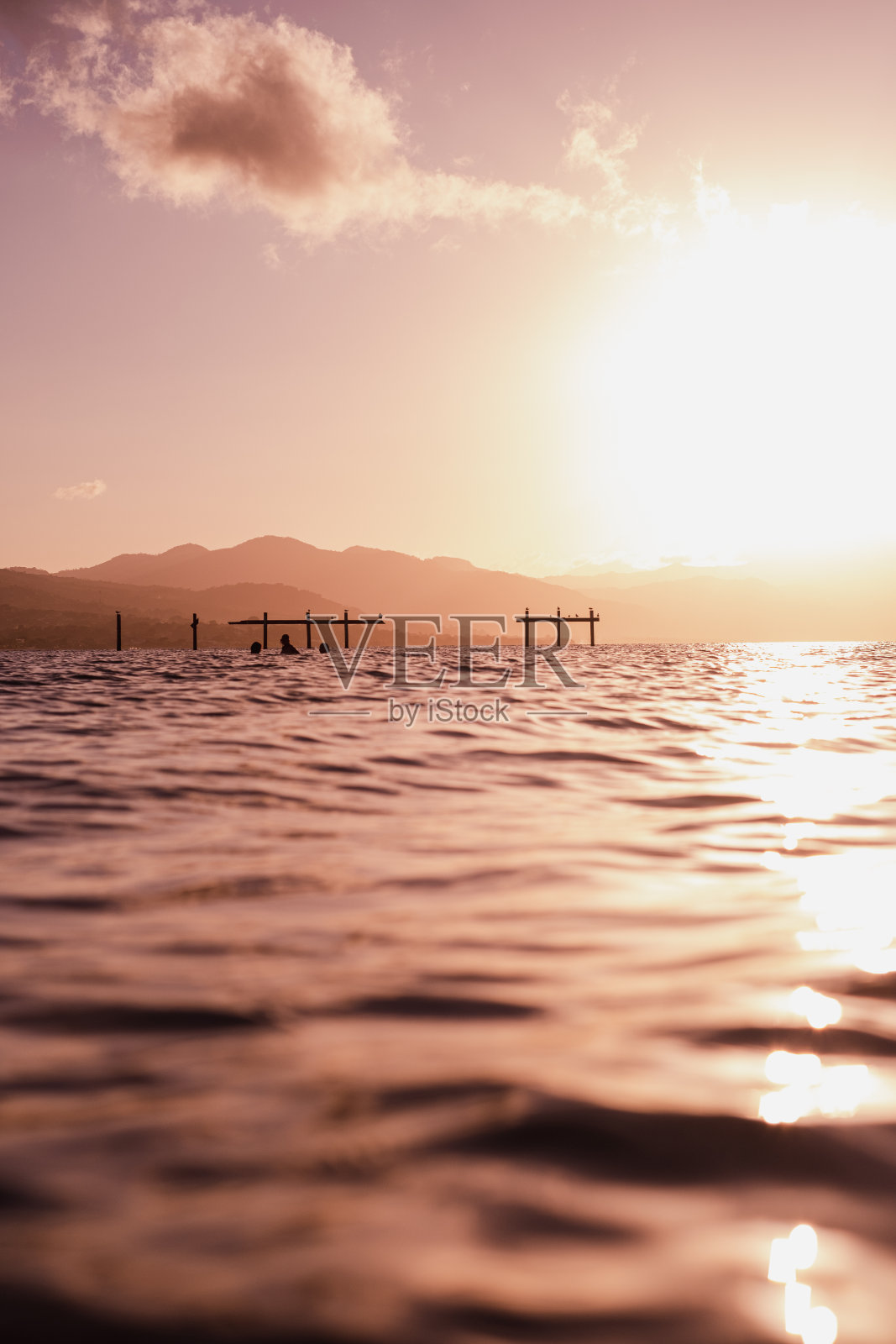 特鲁希略海滩照片摄影图片