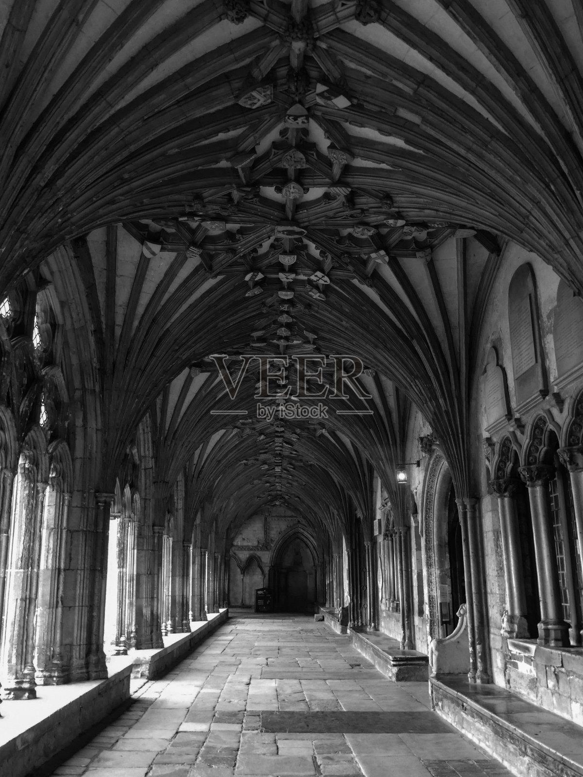 大教堂的走廊照片摄影图片