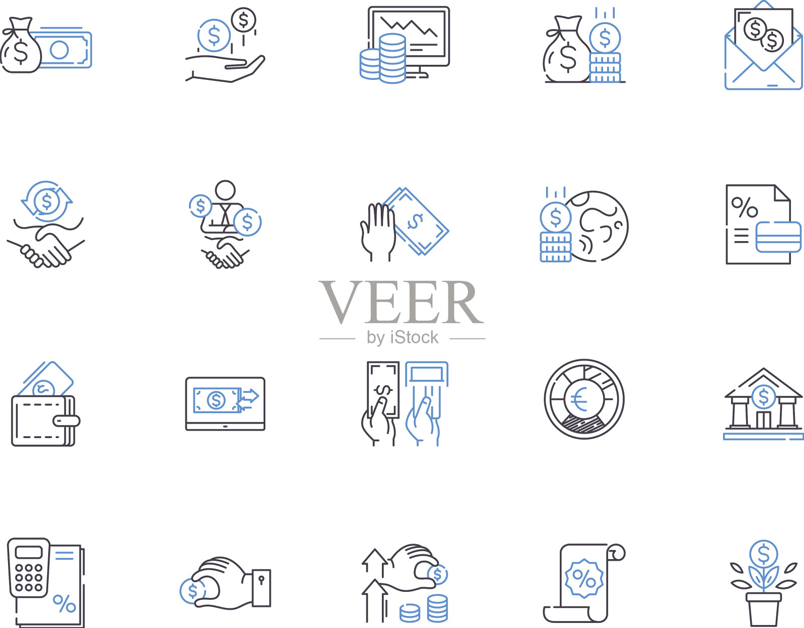 投资提纲图标收藏投资图标素材