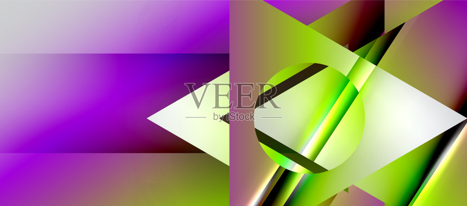 三角形抽象背景与闪亮和光泽插画图片素材