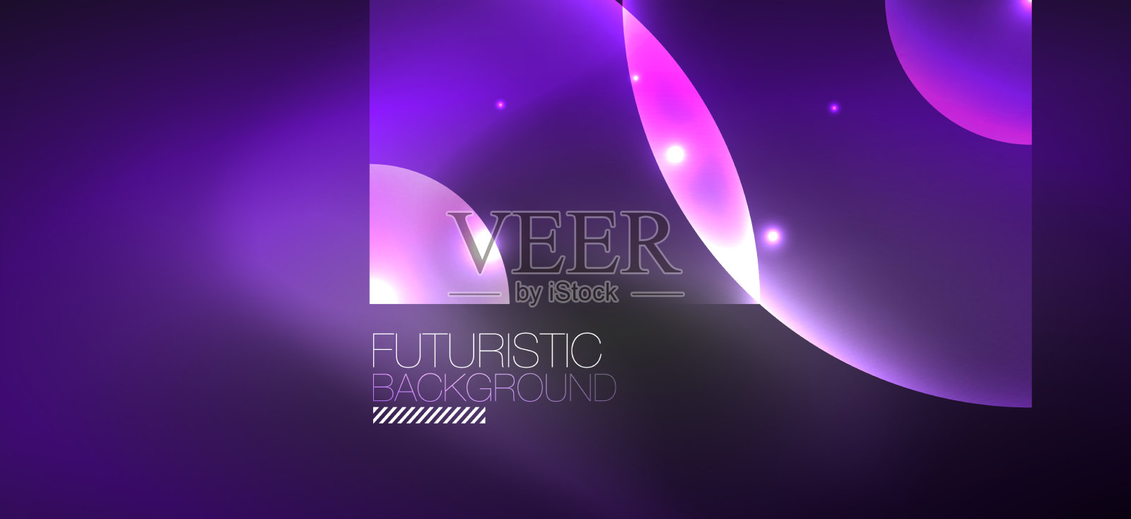 抽象背景与霓虹灯发光插画图片素材