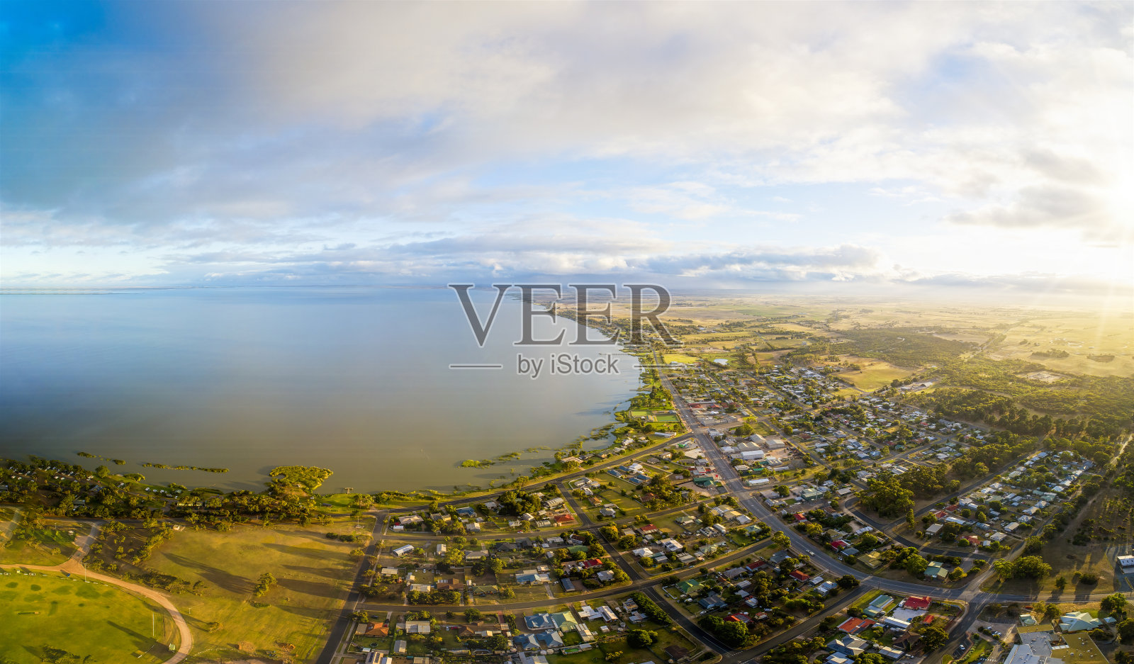 南澳大利亚的艾伯特湖照片摄影图片