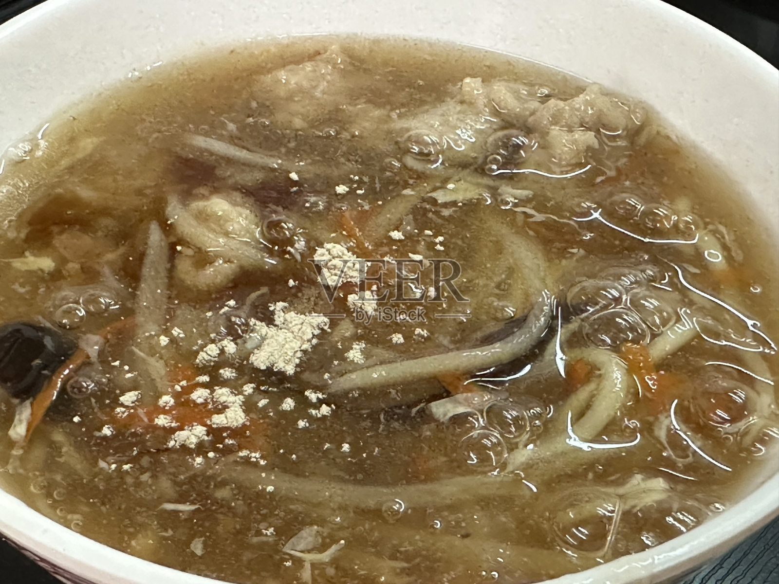 台湾传统汤面照片摄影图片