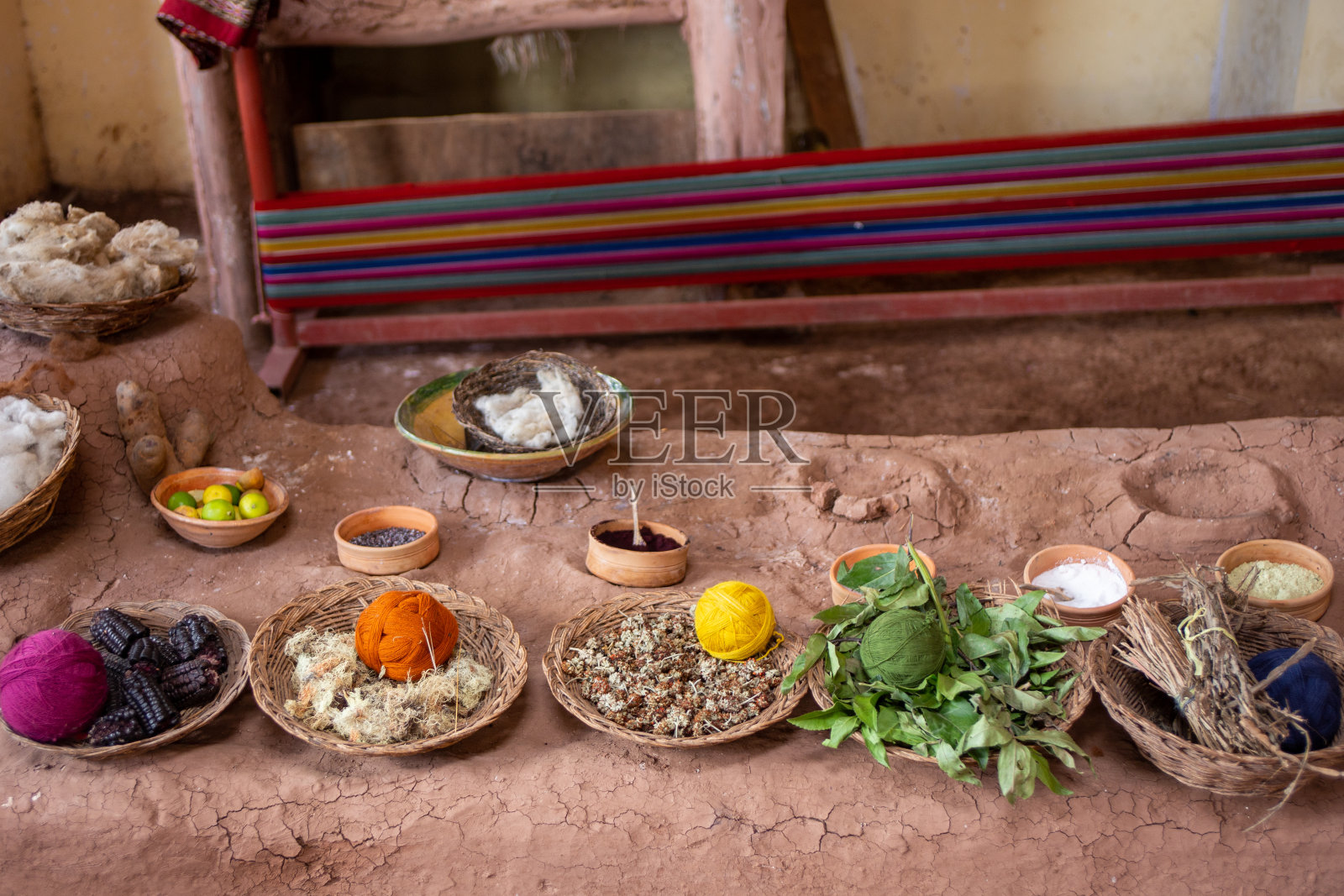 秘鲁风格染色照片摄影图片