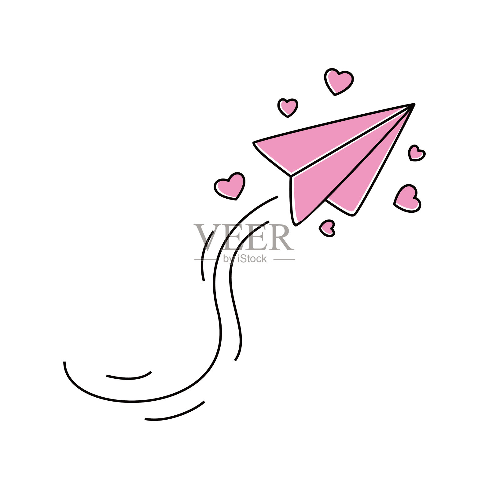 情书设计插画插画图片素材