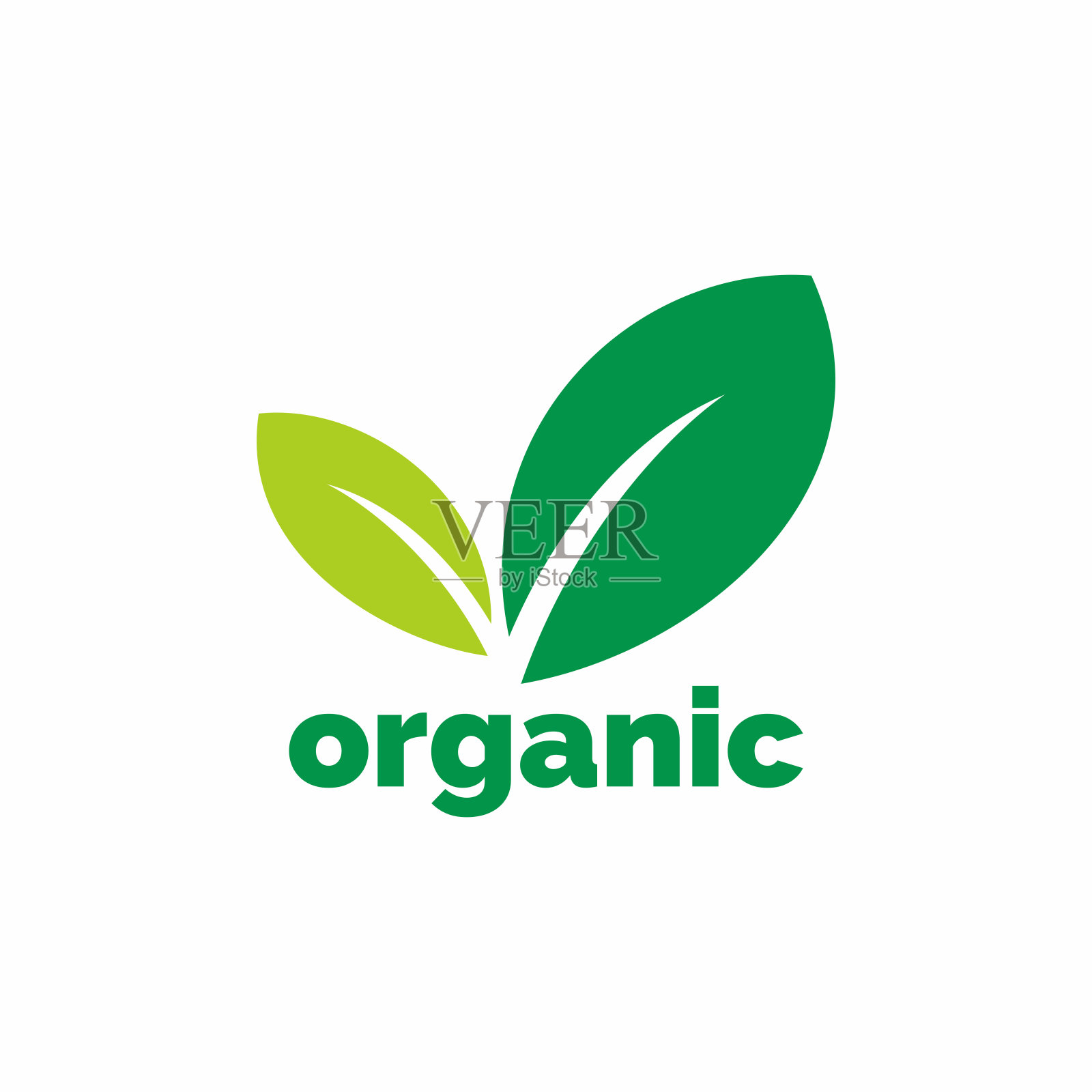 有机图标隔离在白色背景插画图片素材