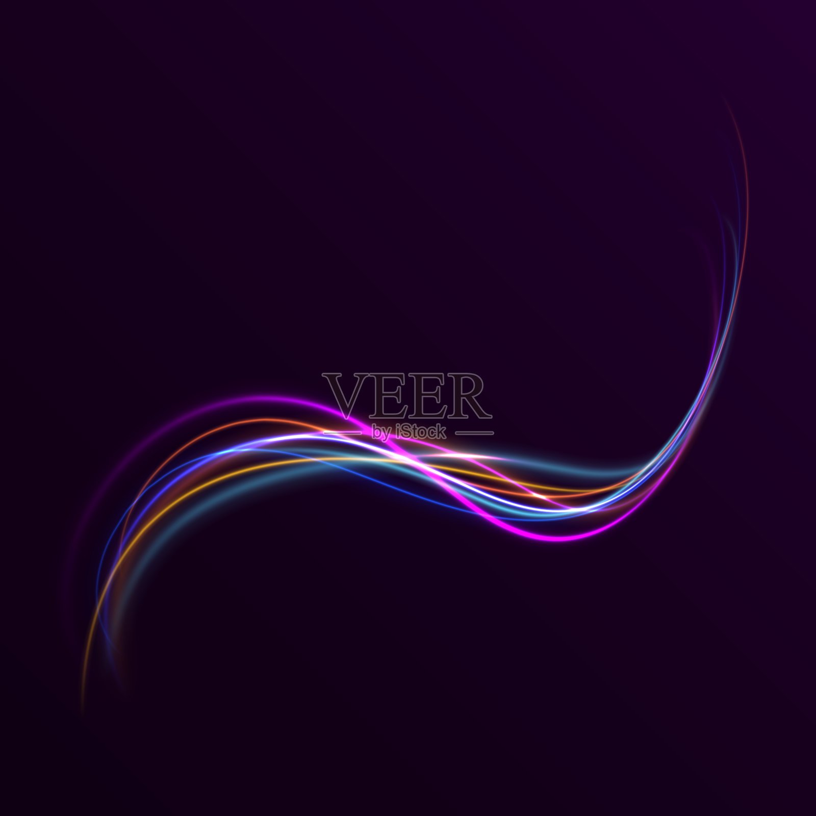 4 _neon线插画图片素材