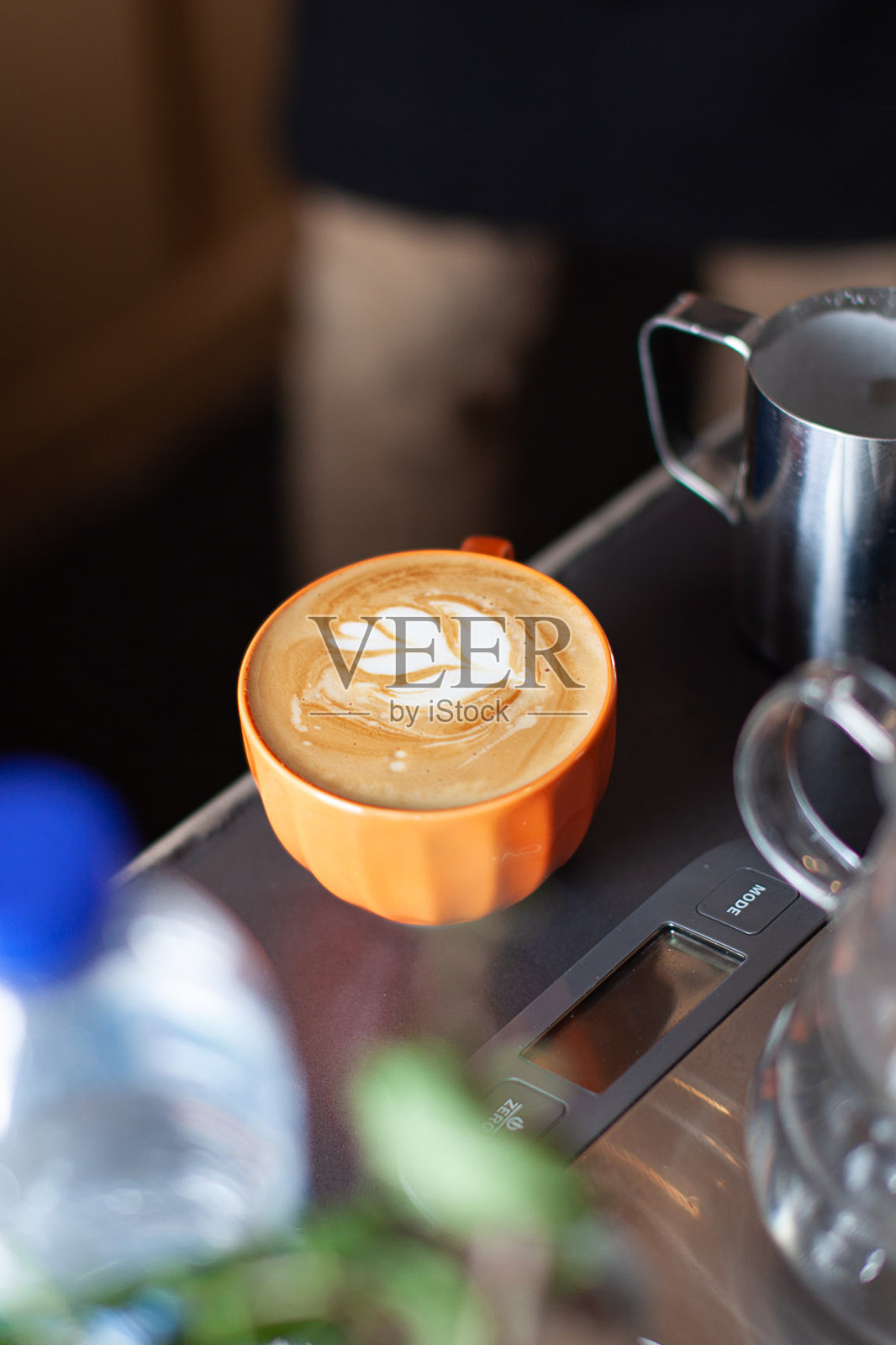 卡布奇诺咖啡照片摄影图片