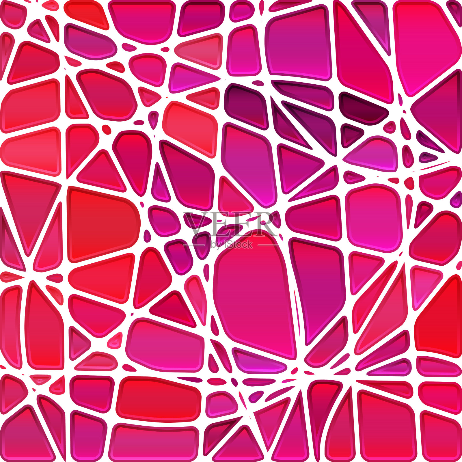 抽象矢量彩色玻璃马赛克背景插画图片素材