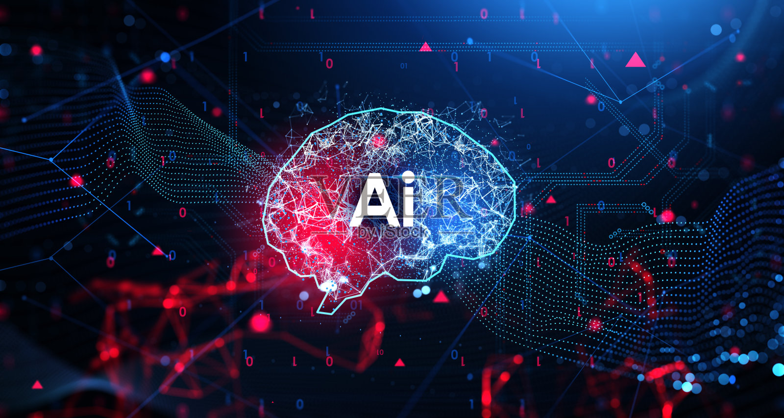 人工智能与机器学习接口照片摄影图片