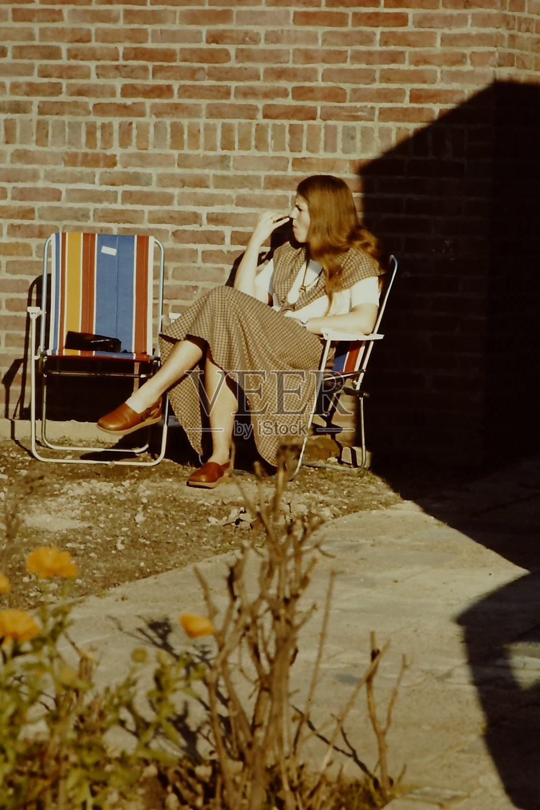 1970年代的年轻女人照片摄影图片