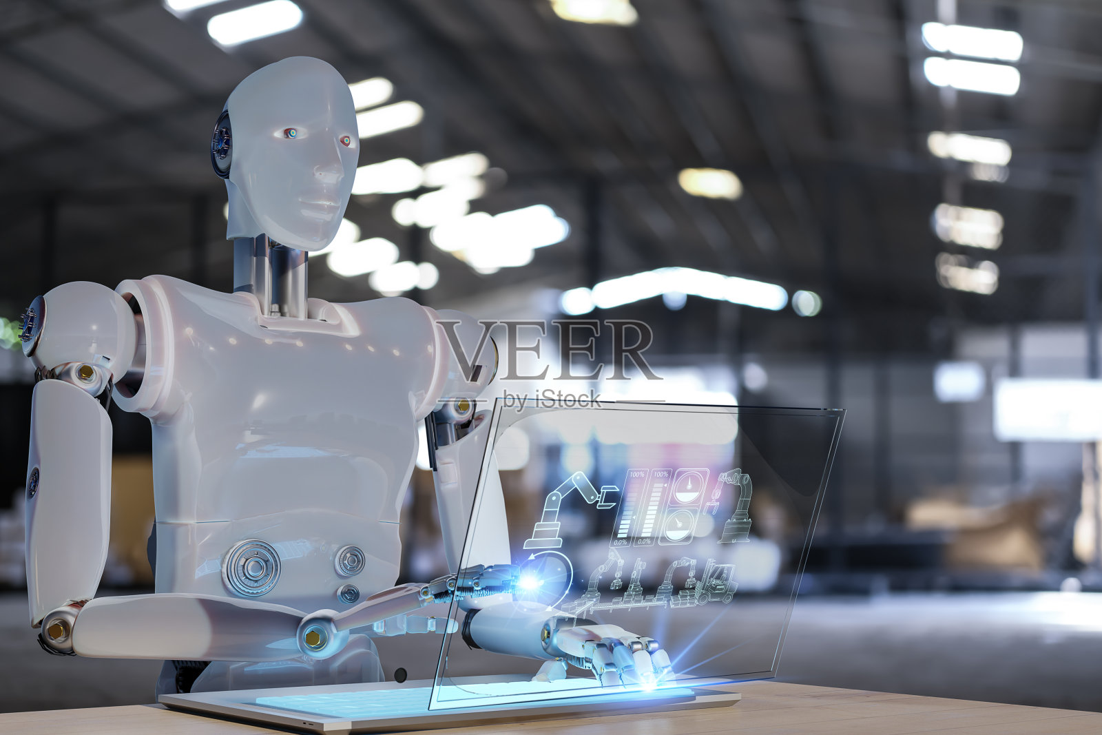 AI Technology CHAT to people help to touch touching UI screen interface point to the point that needs to corrected New technology in IOT business industry AI照片摄影图片