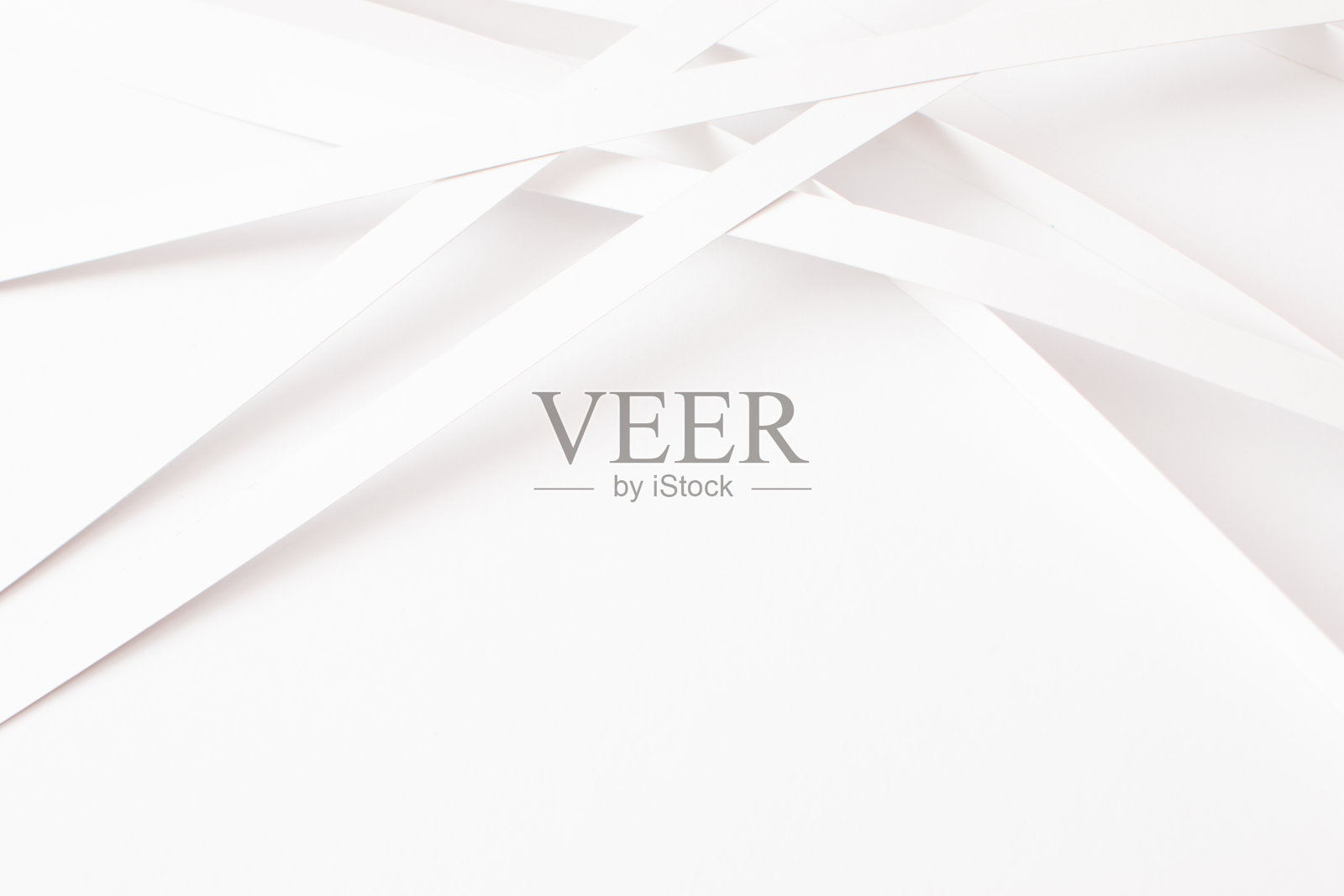 白色背景与3d白线和复制空间照片摄影图片