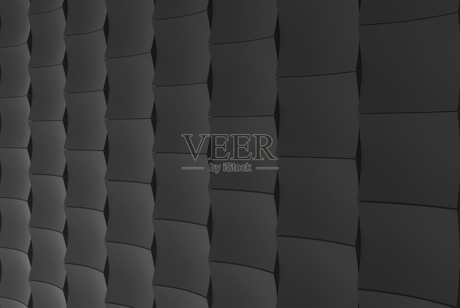 3 d演示。灰色调的立方体抽象背景。照片摄影图片