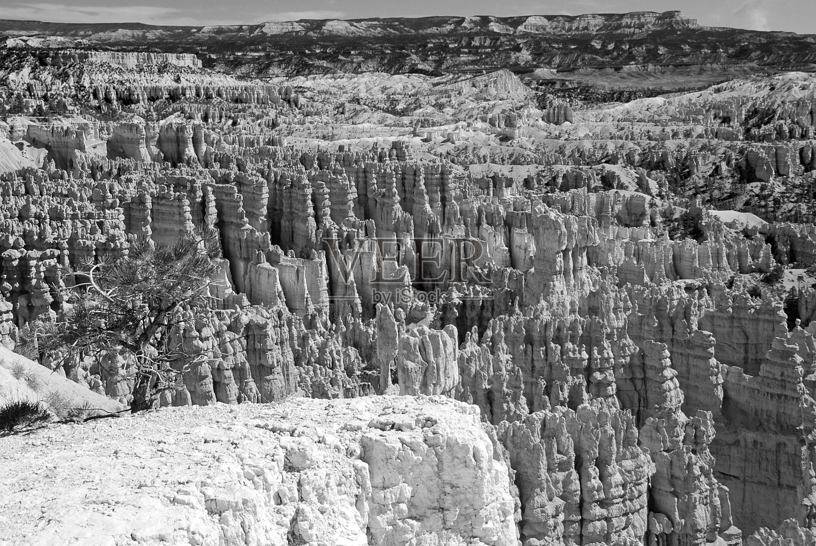 犹他州布莱斯峡谷国家公园的侵蚀照片摄影图片