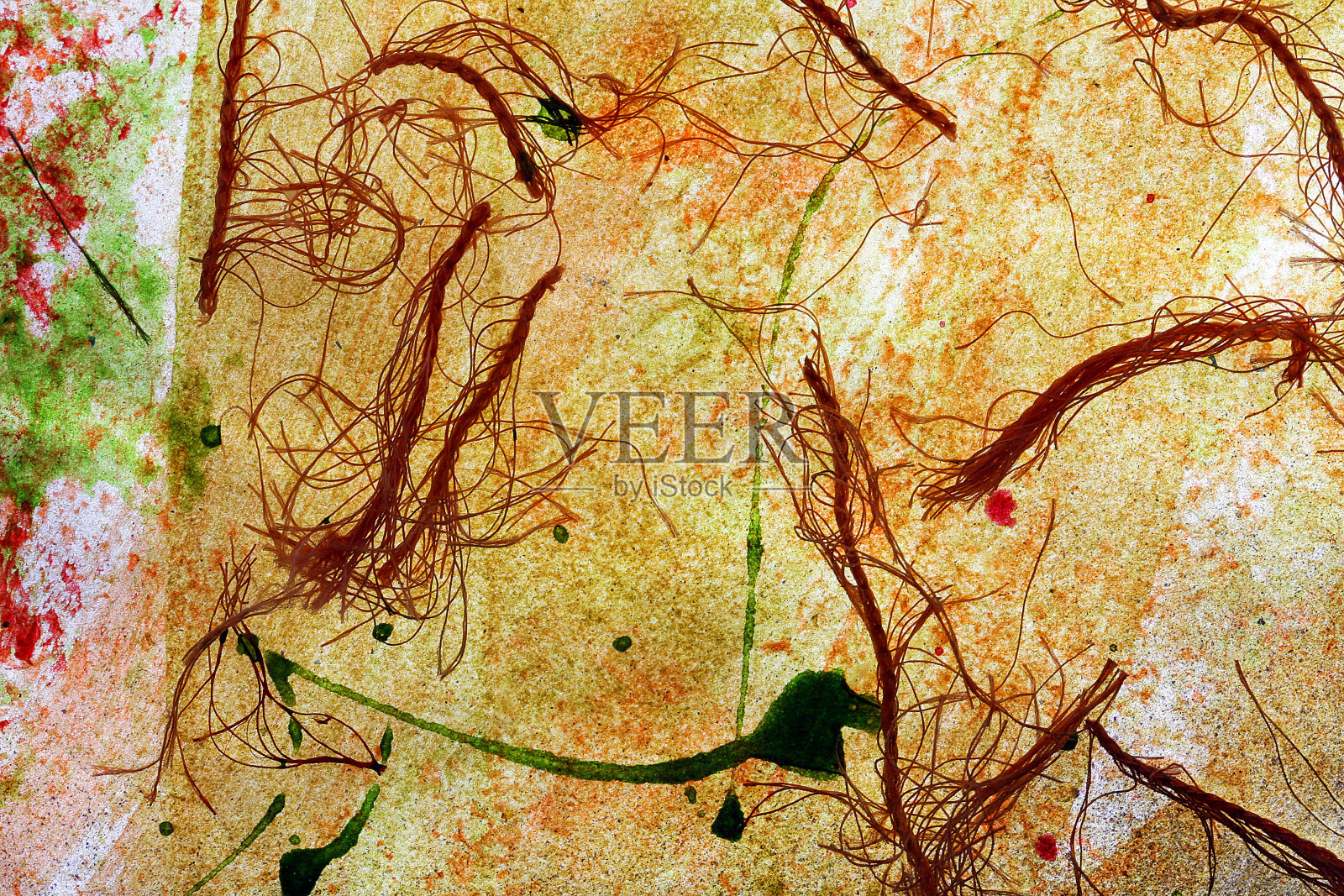 混合媒介笔刷笔触照片摄影图片