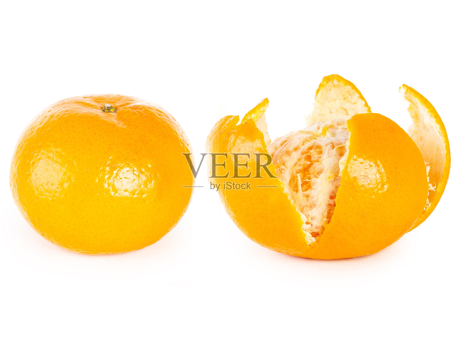 桔皮，去皮照片摄影图片