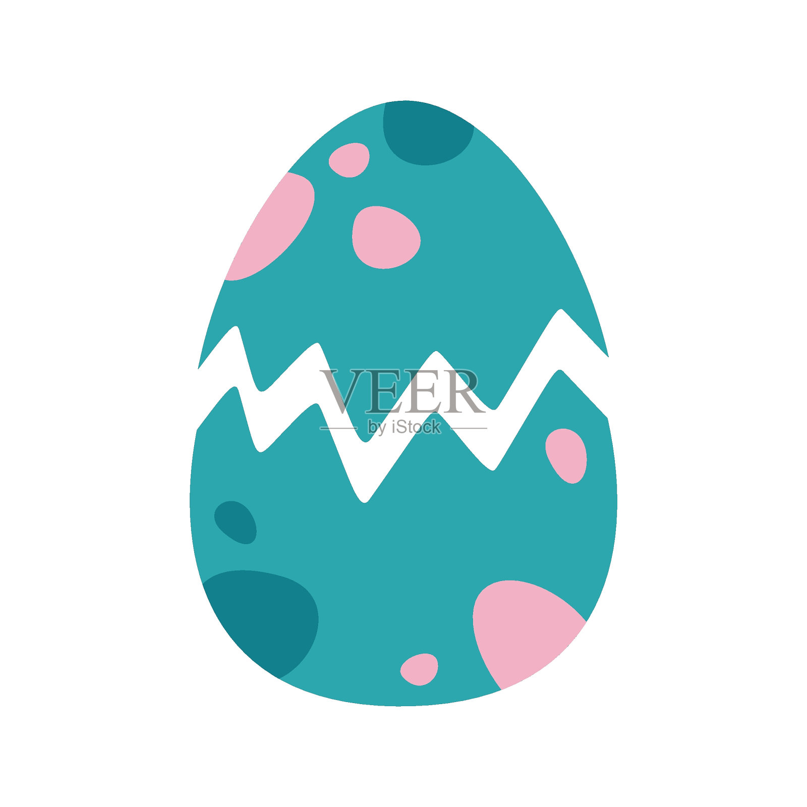 平手绘矢量插图的鸡蛋插画图片素材