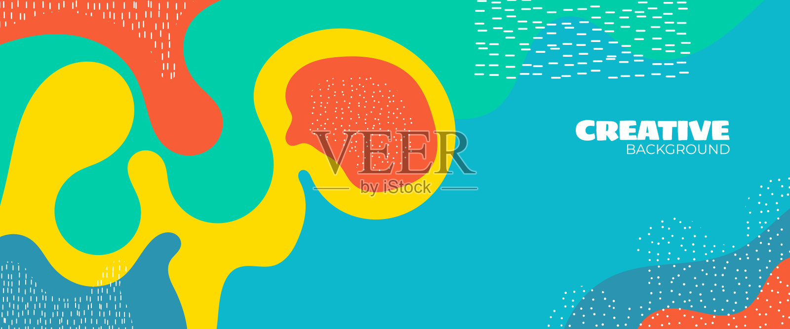 创意简单抽象明亮的背景插画图片素材