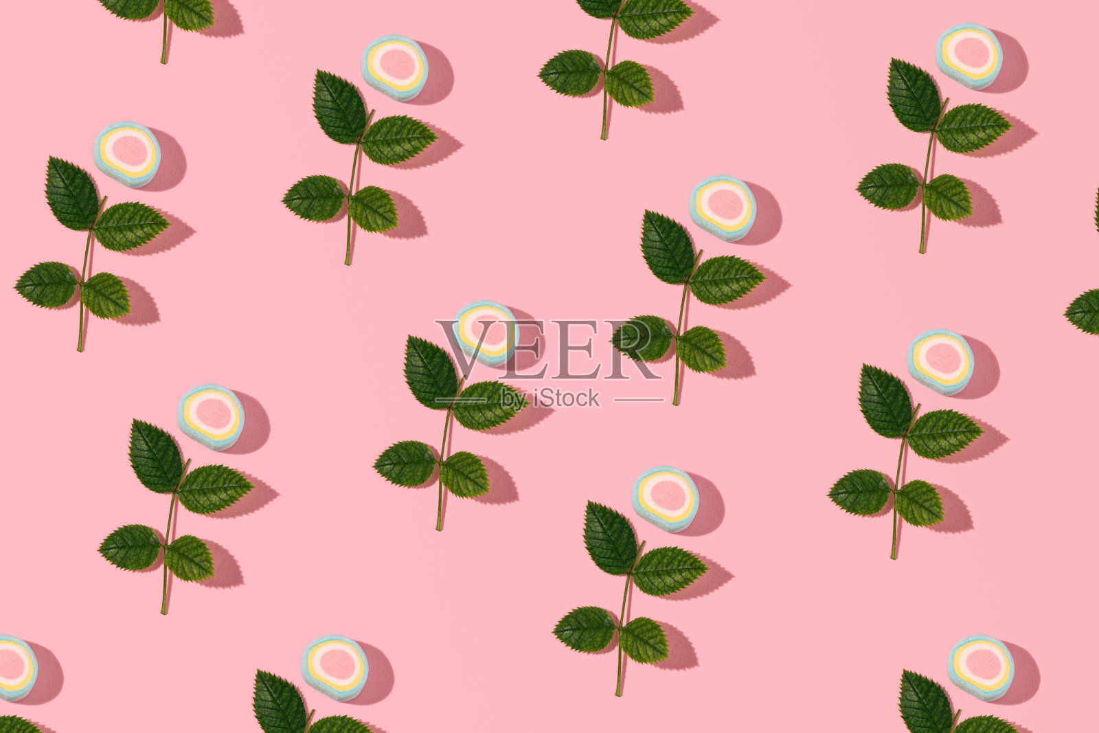 糖果花，浪漫花型照片摄影图片