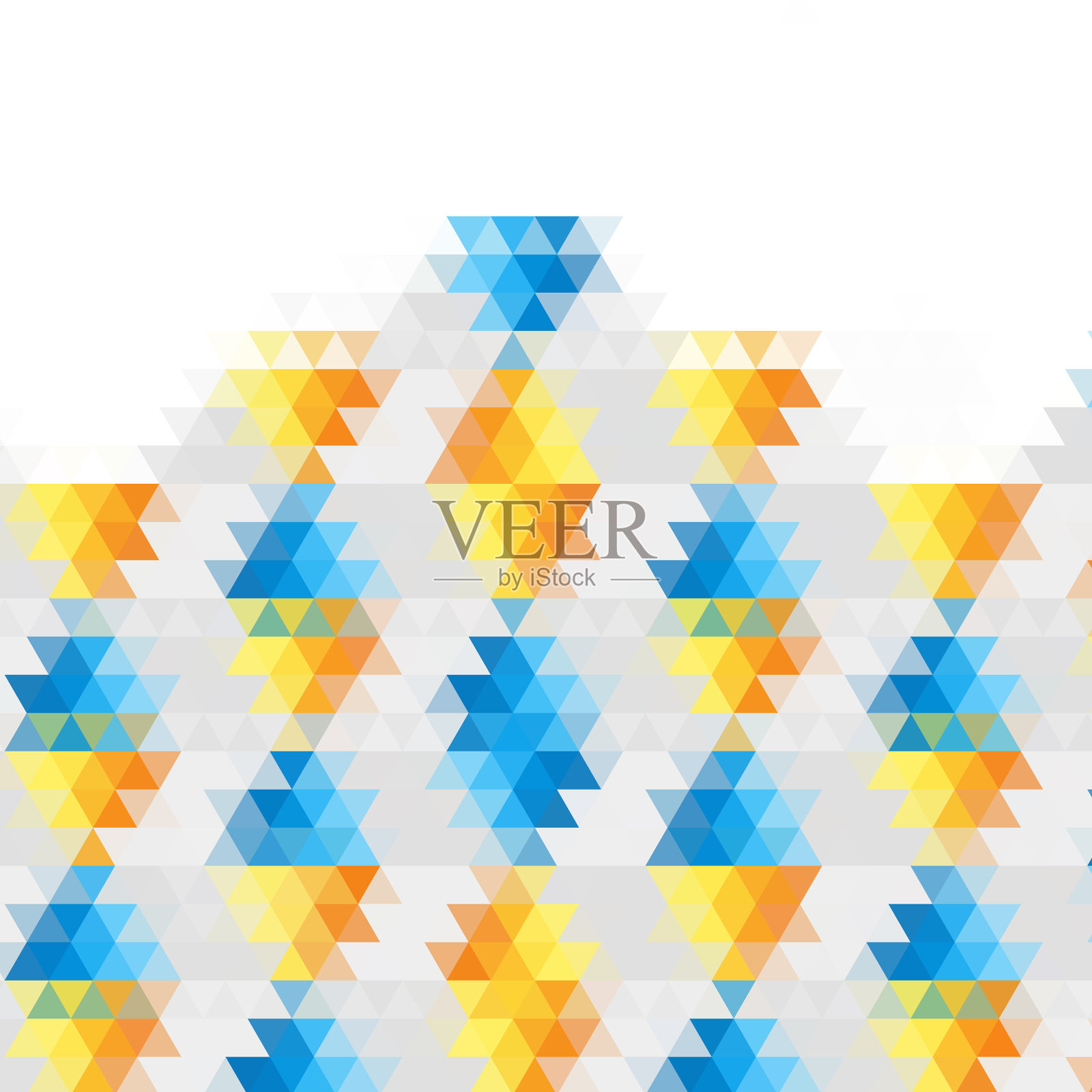 几何抽象背景与三角形eps插画图片素材