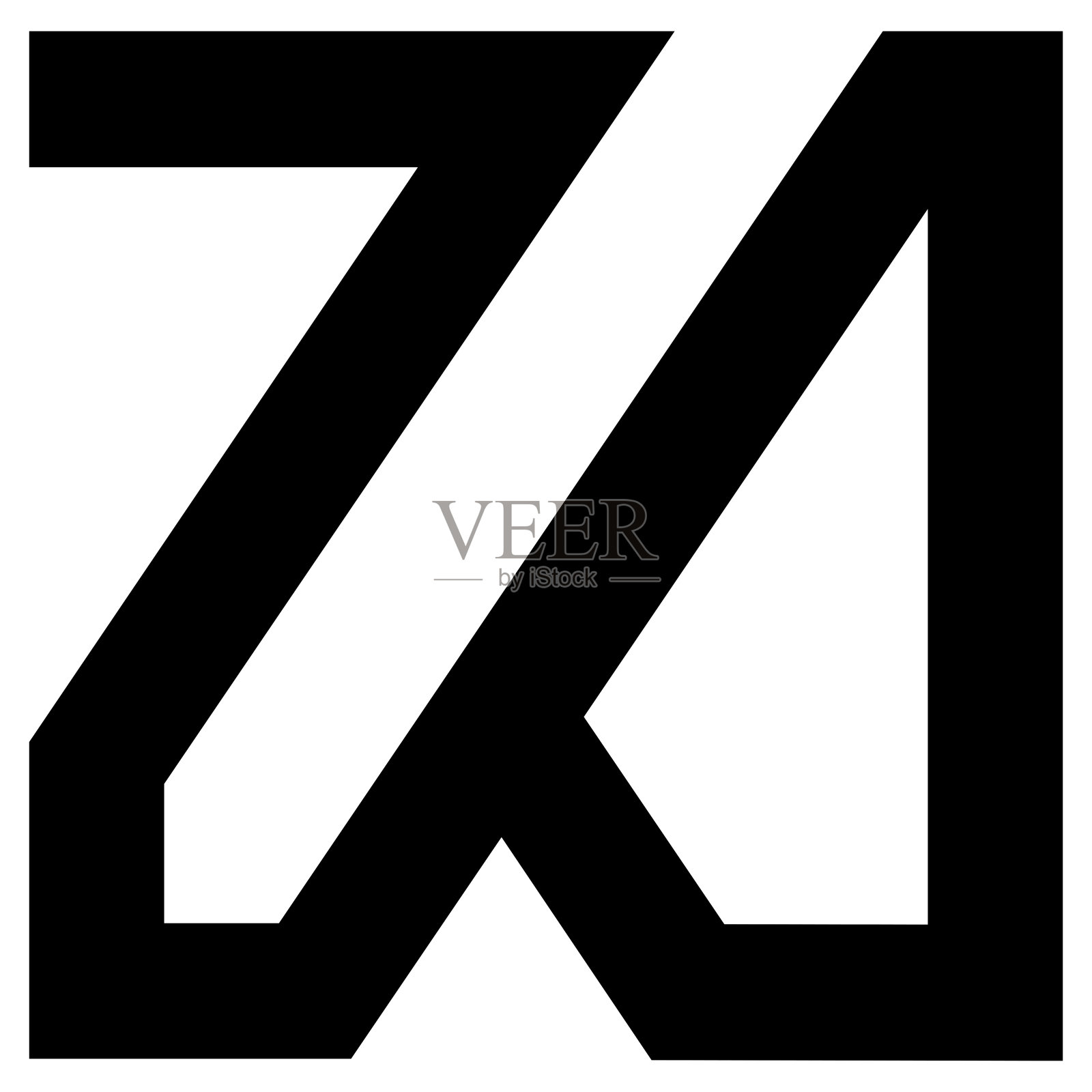 专业创新首字母ZW标志和WZ标志。字母ZW或WZ最小优雅的字母组合。优质商业艺术字母符号和标志插画图片素材