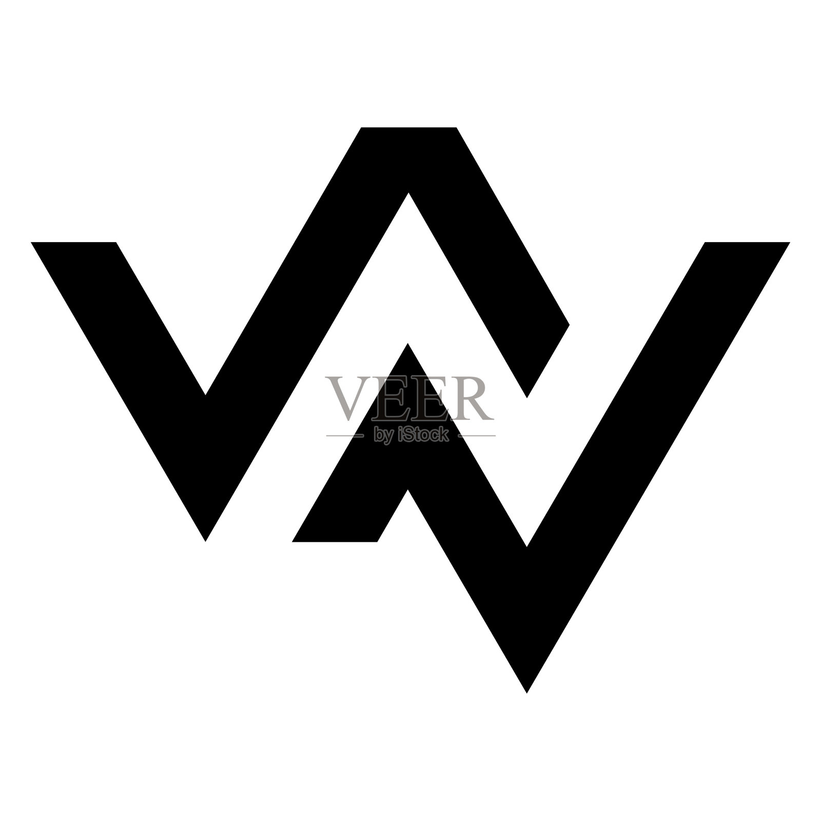 专业创新首字母WN标志和NW标志。字母WN或NW最小优雅的字母组合。优质商业艺术字母符号和标志插画图片素材