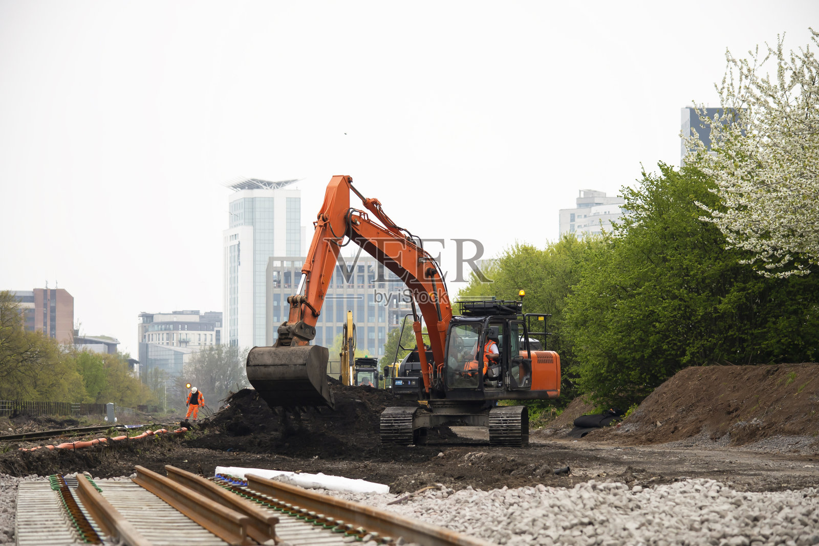 轨道建设照片摄影图片