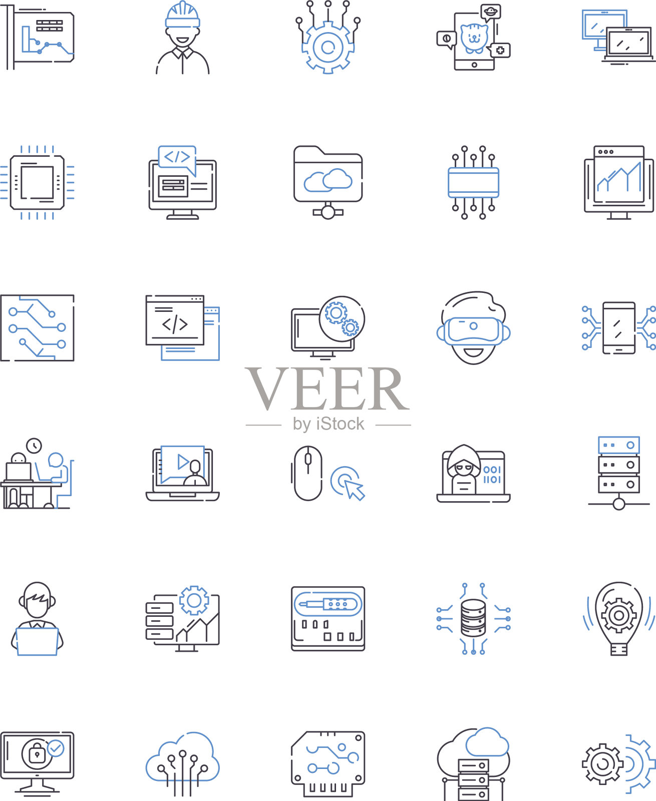 门户线图标收集门户入口图标素材