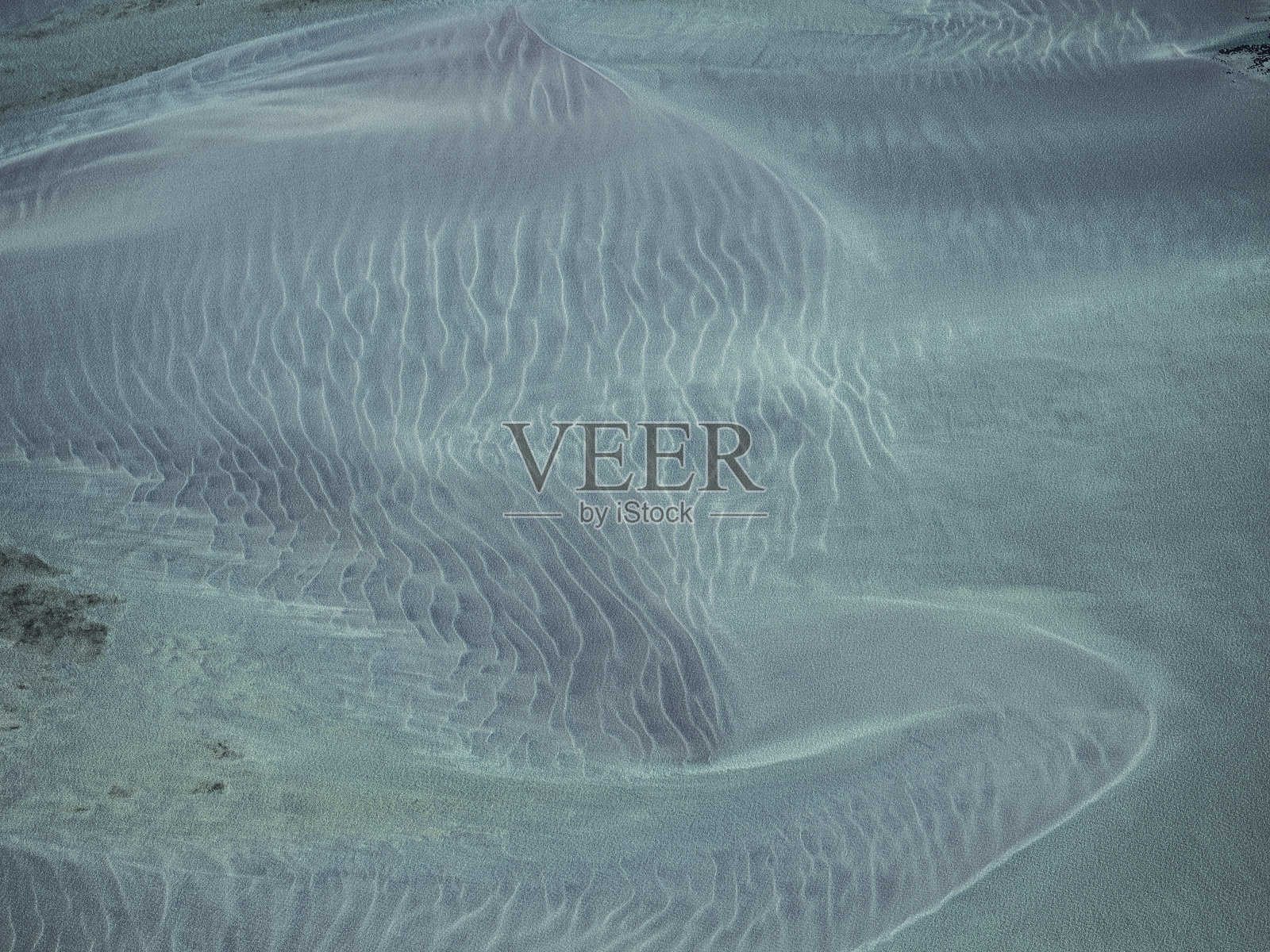 抽象鸟瞰图的沙子和水的模式照片摄影图片