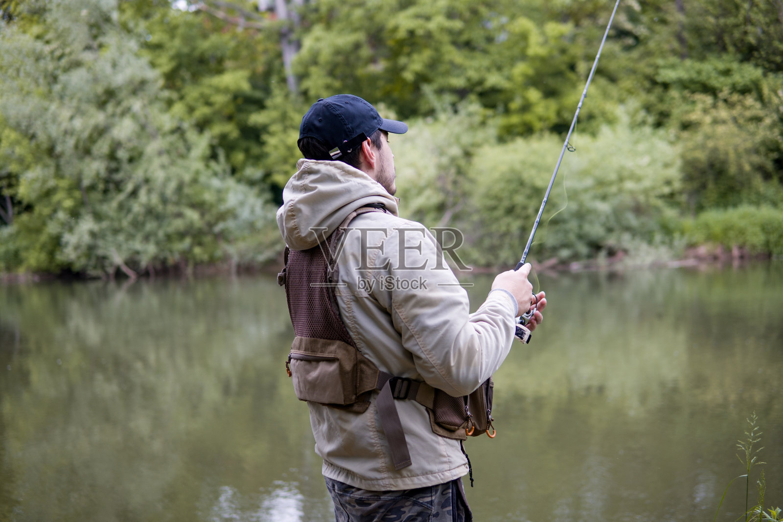 渔夫照片摄影图片