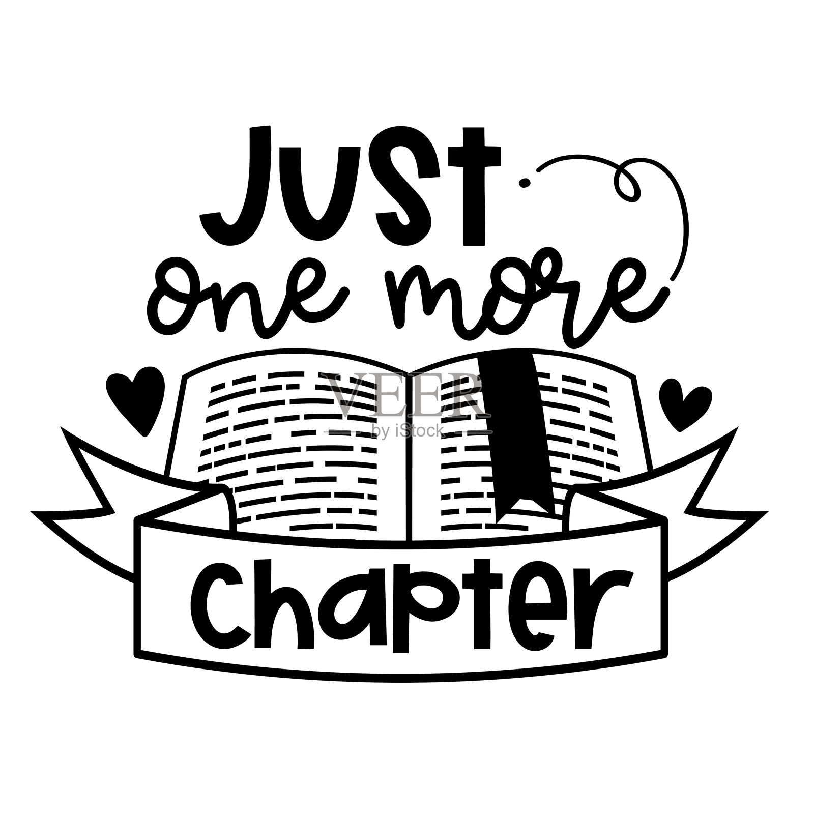 阅读手绘的动机字母短语在现代书法风格。印刷和海报设计的灵感口号。插画图片素材