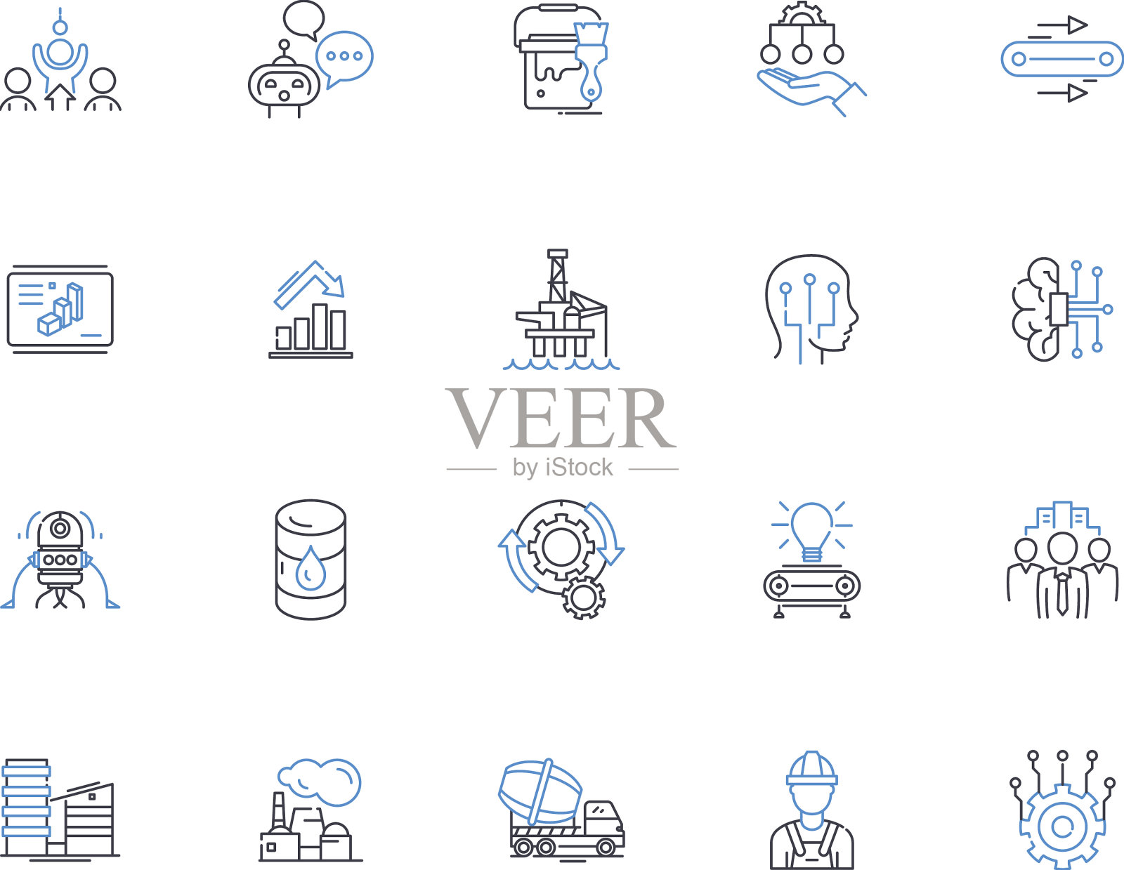 托运票据行图标收集运输图标素材